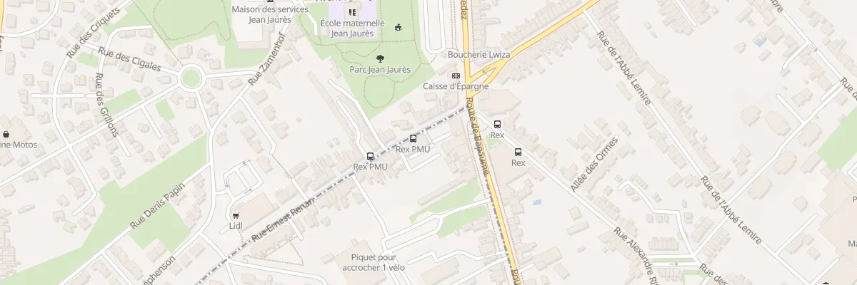 Plan du 108 Rue Ernest Renan à Achicourt