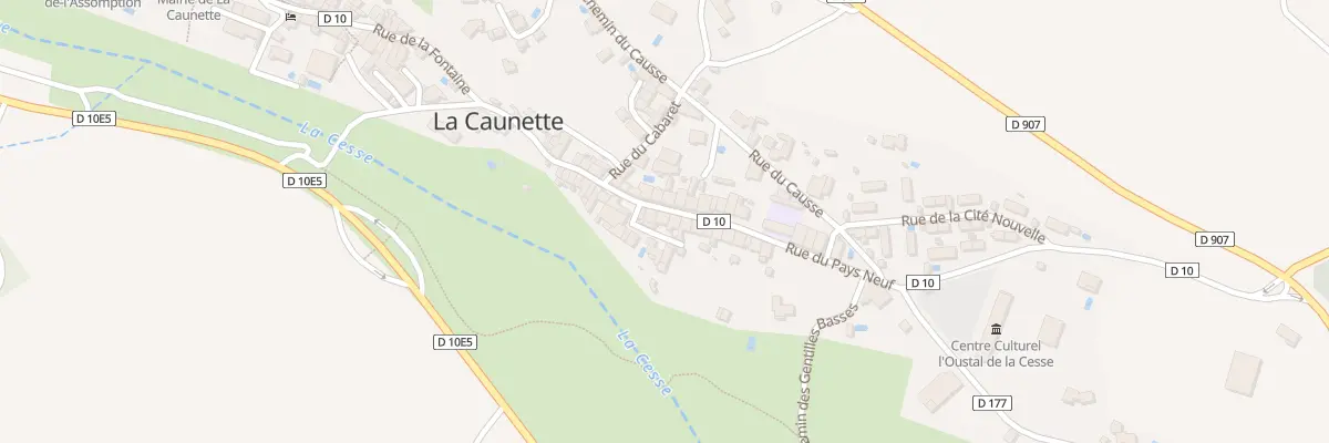 Plan du 5178 Le Village à La Caunette