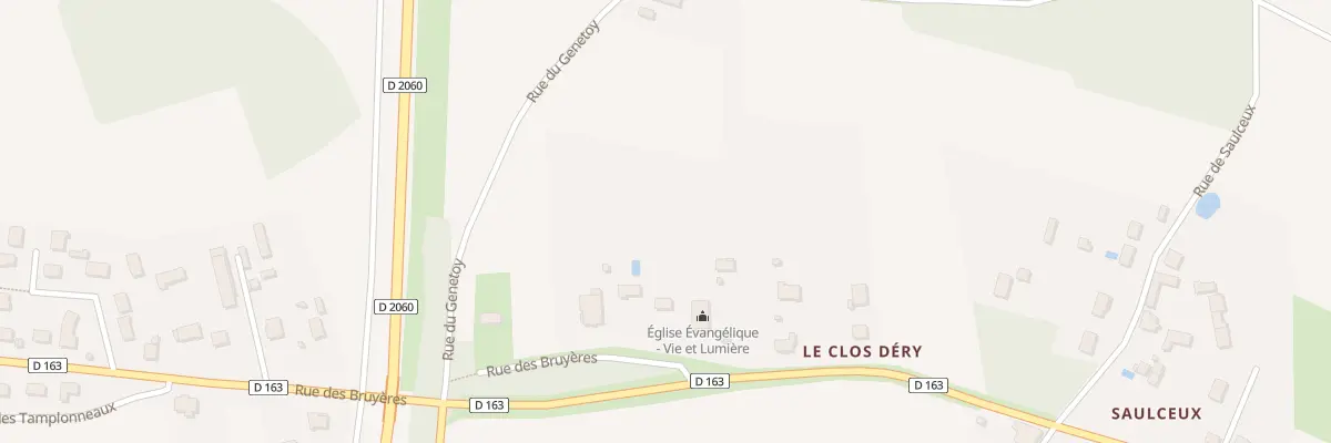 Plan du 907 Rue des Bruyères à Amilly