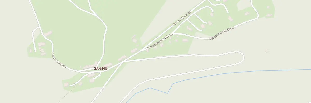 Plan du 5740 Les Sagnes à Saint-Jean-Saint-Gervais