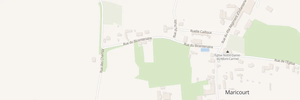 Plan du 3 Rue du Bicentenaire à Maricourt