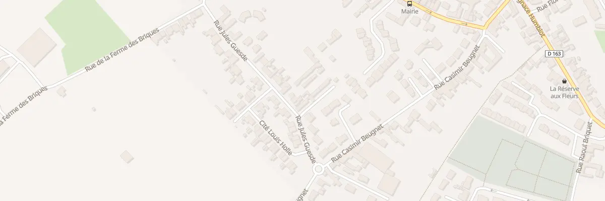 Plan du 8 Rue Jules Guesde à Auchy-les-Mines