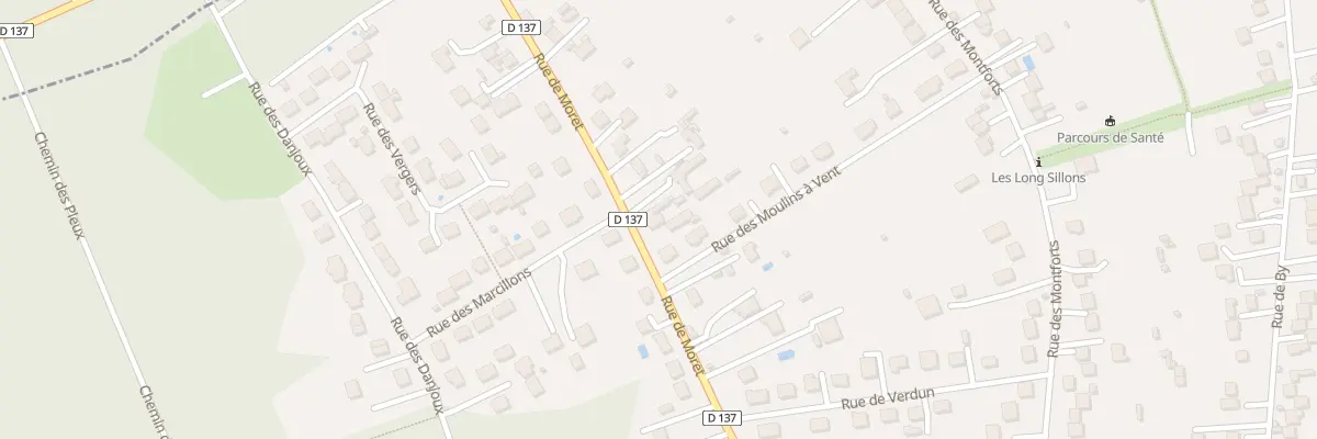 Plan du 37 Rue de Moret à Thomery