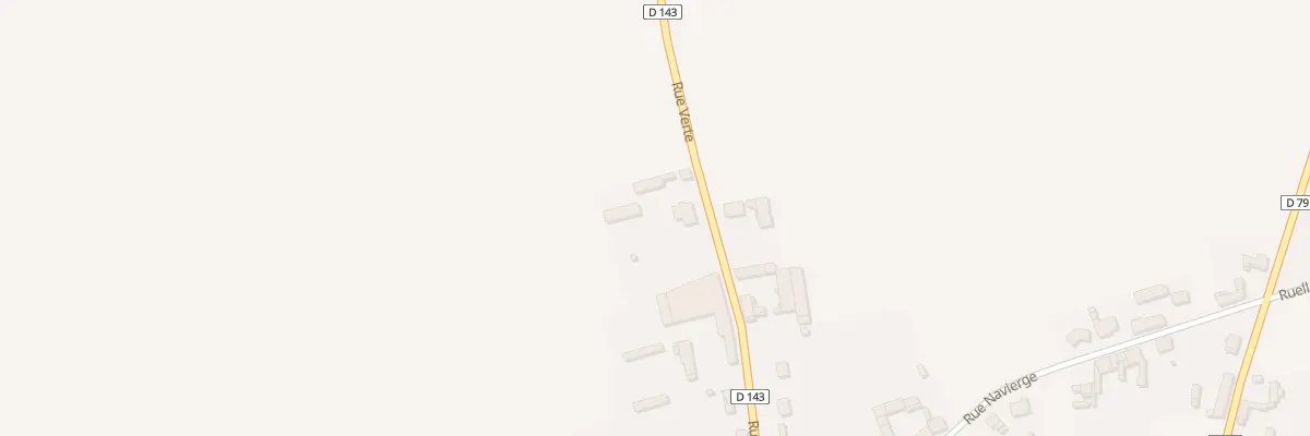 Plan du 2 Rue Verte à Vermandovillers