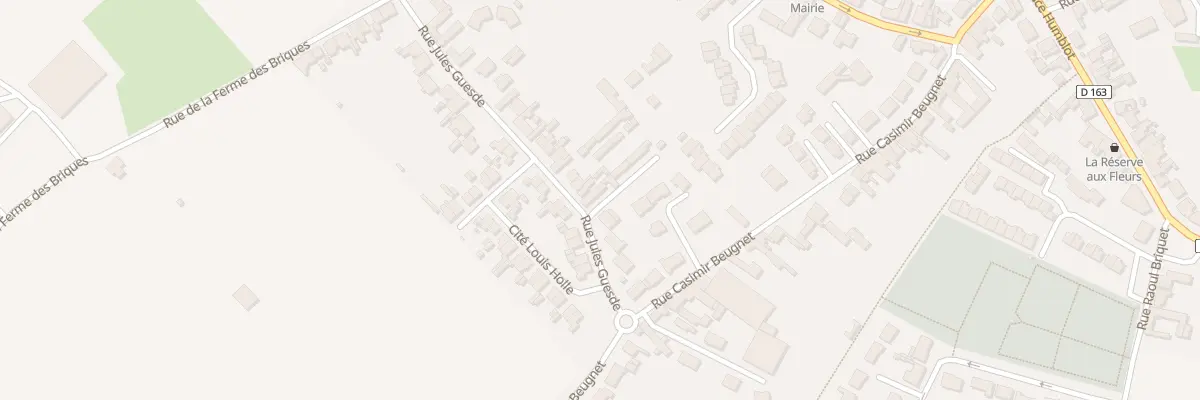 Plan du 6 Rue Jules Guesde à Auchy-les-Mines