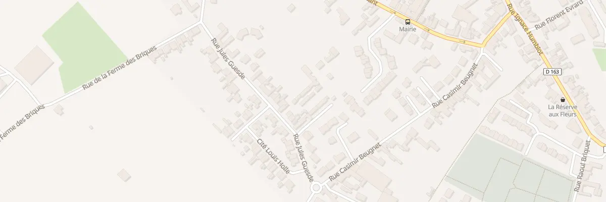 Plan du 12B Rue Jules Guesde à Auchy-les-Mines