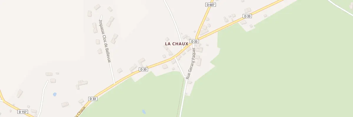 Plan du 14 Rte de la Chaux à Deneuille-les-Mines