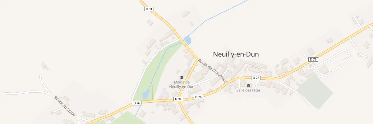Plan du 4 Le Bourg à Neuilly-en-Dun