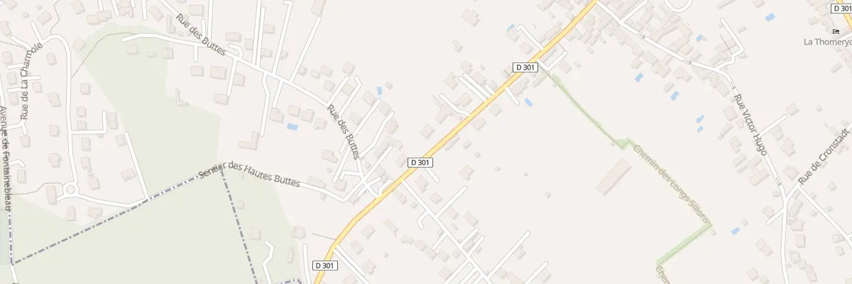 Plan du 54 Rue de la République à Thomery