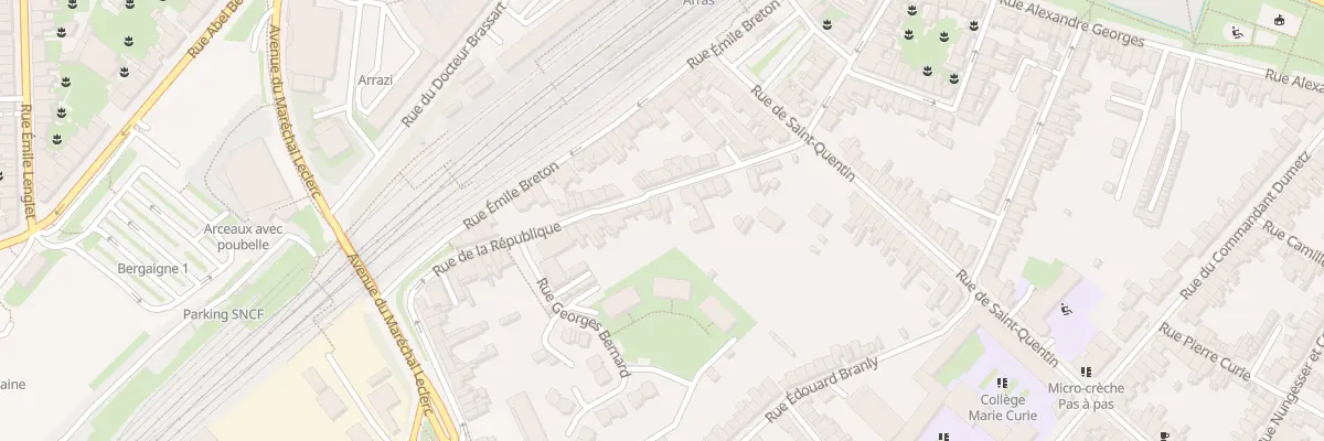 Plan du 41 Rue de la République à Arras