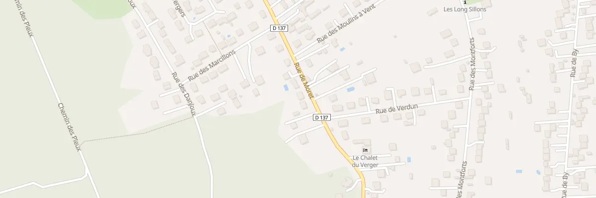 Plan du 28B Rue de Moret à Thomery