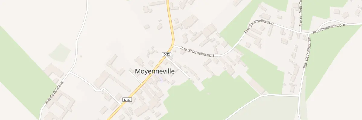 Plan du 2 Rue du Onze Novembre à Moyenneville