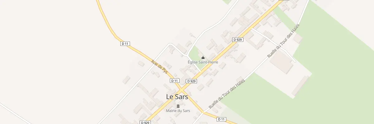 Plan du 33 Rue Nationale au Sars
