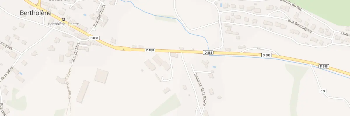 Plan du 2065 Av Claude Salles à Bertholène