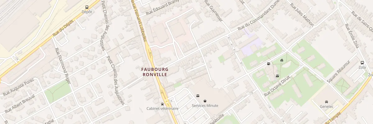 Plan du 157 Rue du Cdt Dumetz à Arras