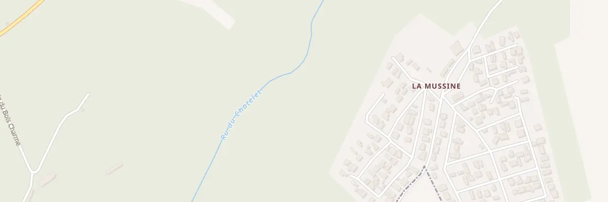 Plan des Gauchelleries au Châtelet-en-Brie