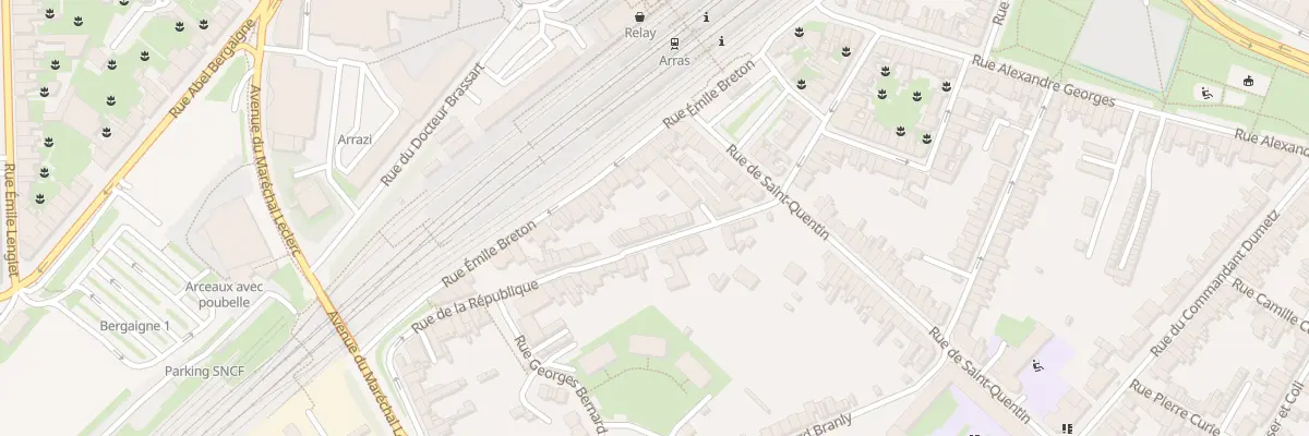 Plan du 40 Rue de la République à Arras