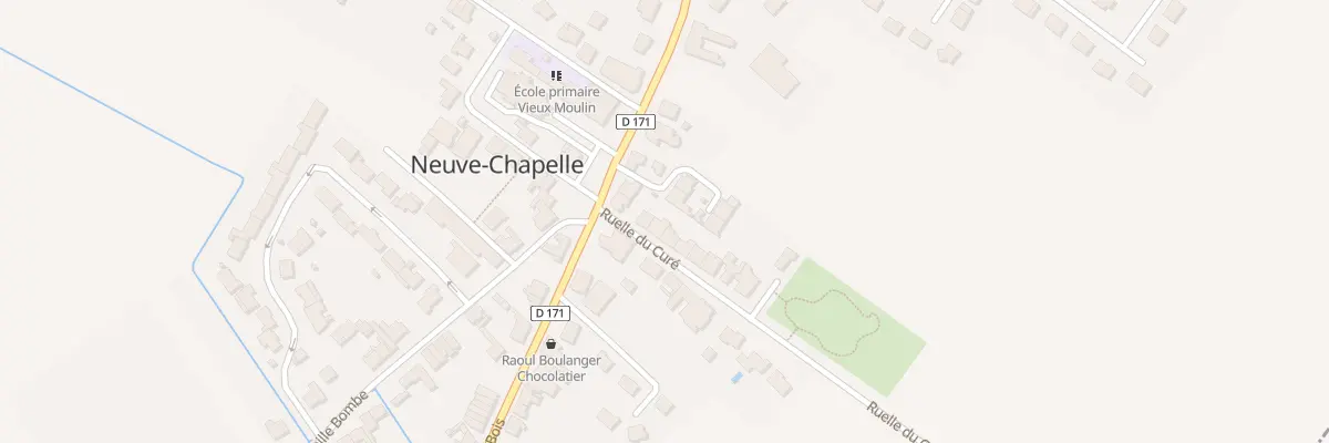 Plan du 5 Rle du Curé à Neuve-Chapelle