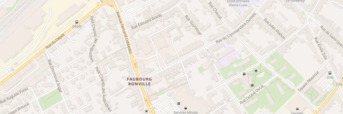 Plan du 114 Rue du Cdt Dumetz à Arras