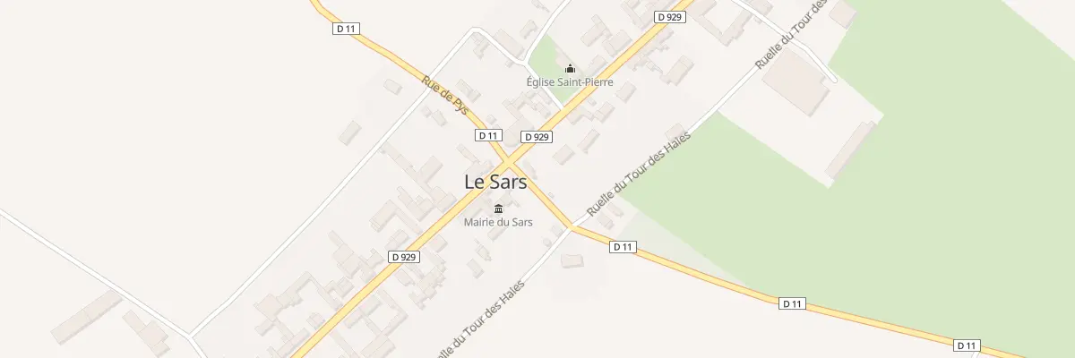Plan du 26 Rue Nationale au Sars