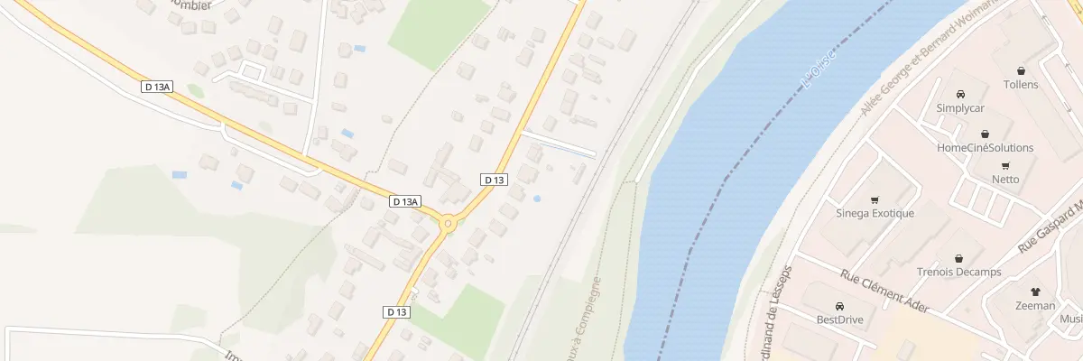 Plan du 1004 Rue de la République à Jaux