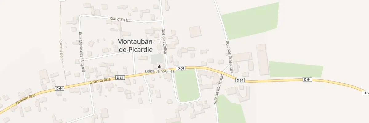 Plan du 37 Gr Grande Rue à Montauban-de-Picardie