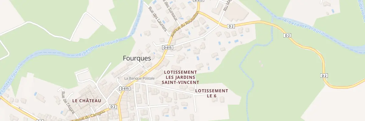 Plan du 20 Av du Roussillon à Fourques