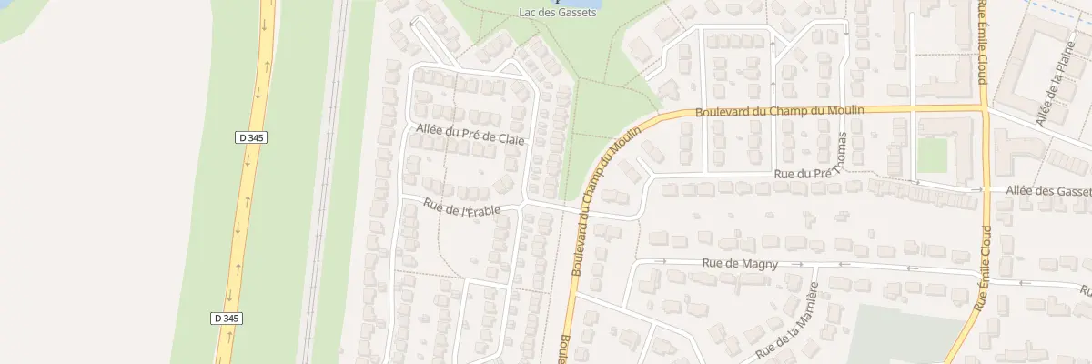 Plan du 6 Rue de Bellezane à Serris