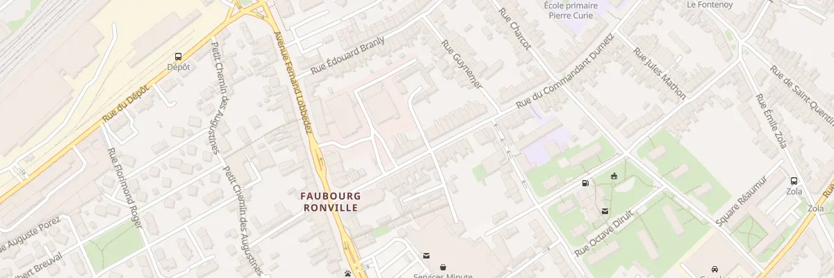 Plan du 112 Rue du Cdt Dumetz à Arras