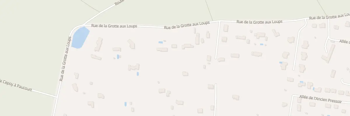 Plan du 567 Rue de la Grotte aux Loups à Paucourt