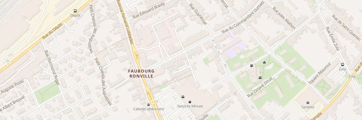 Plan du 151 Rue du Cdt Dumetz à Arras
