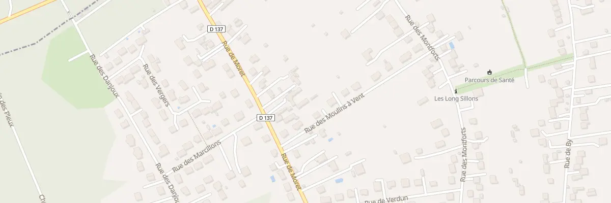 Plan du 35 Rue de Moret à Thomery