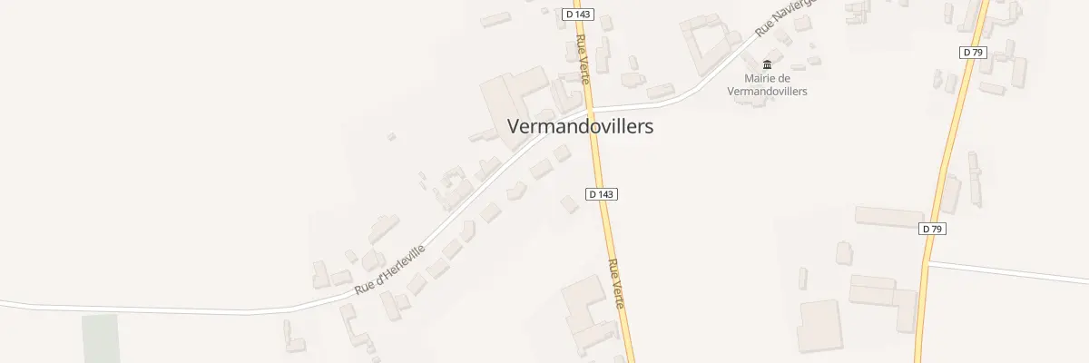Plan du 9 Rue d’Herleville à Vermandovillers