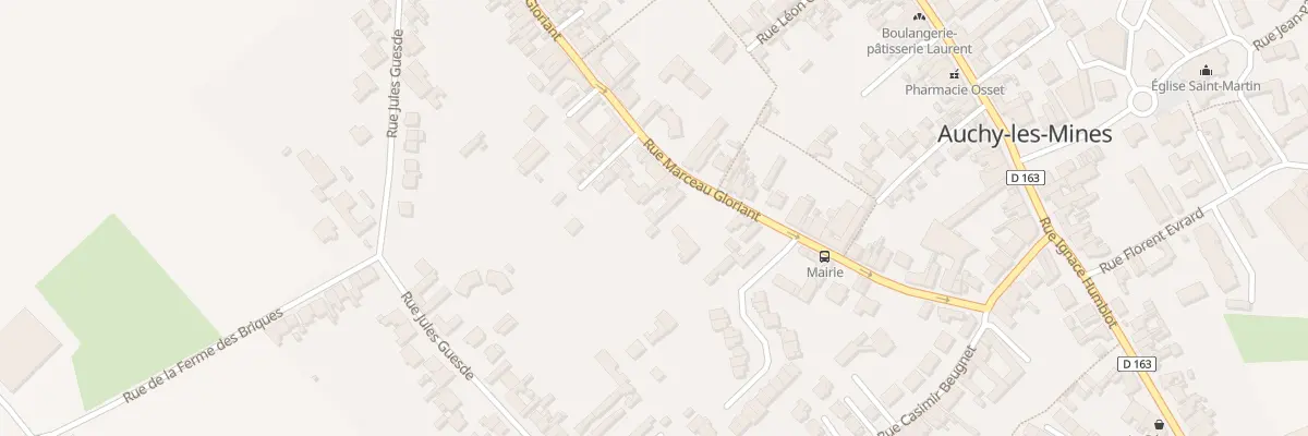 Plan du 60 Rue Gloriant à Auchy-les-Mines