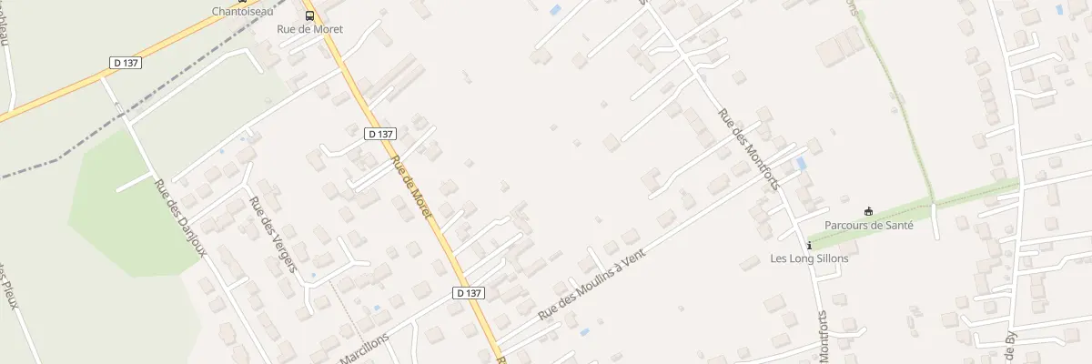 Plan du 31 Rue de Moret à Thomery