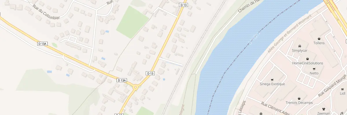 Plan du 1060 Rue de la République à Jaux