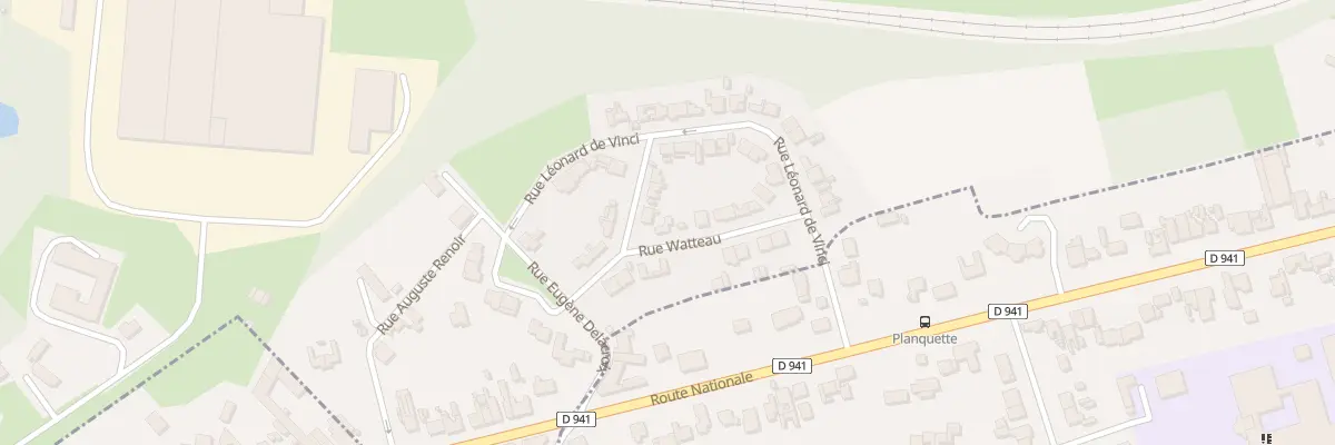 Plan du 7 Rue Watteau à Violaines