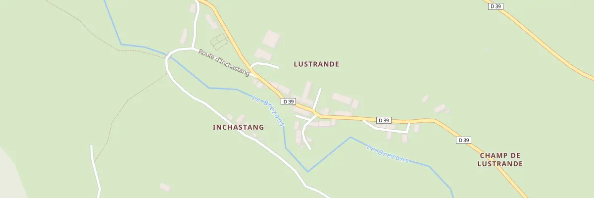 Plan du 88 Lustrande à Brezons