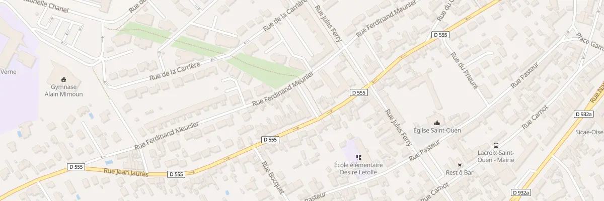 Plan du 77 Rue Jean Jaures à Cannectancourt