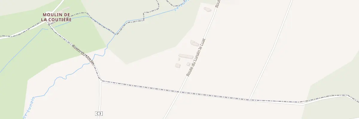 Plan du 1 Rte du Lunain à Villemer