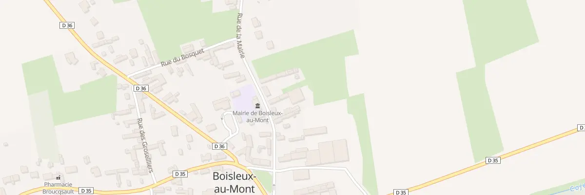 Plan du 6 Rue de la Mairie à Boisleux-au-Mont
