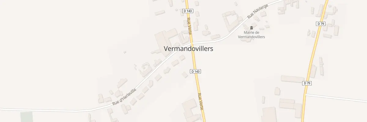 Plan du 7 Rue d’Herleville à Vermandovillers