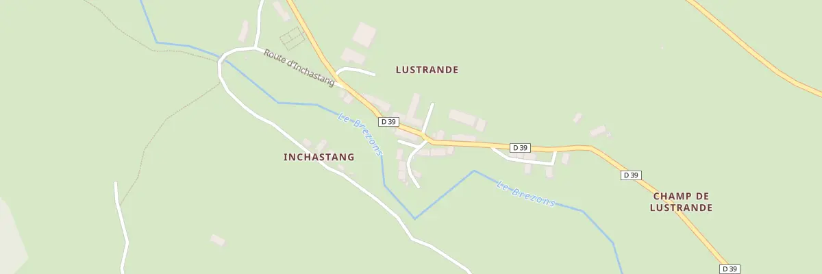Plan du 83 Lustrande à Brezons