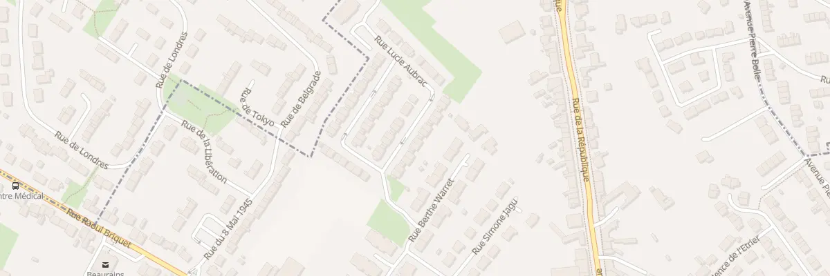 Plan du 124 Rue Lucie Aubrac à Beaurains