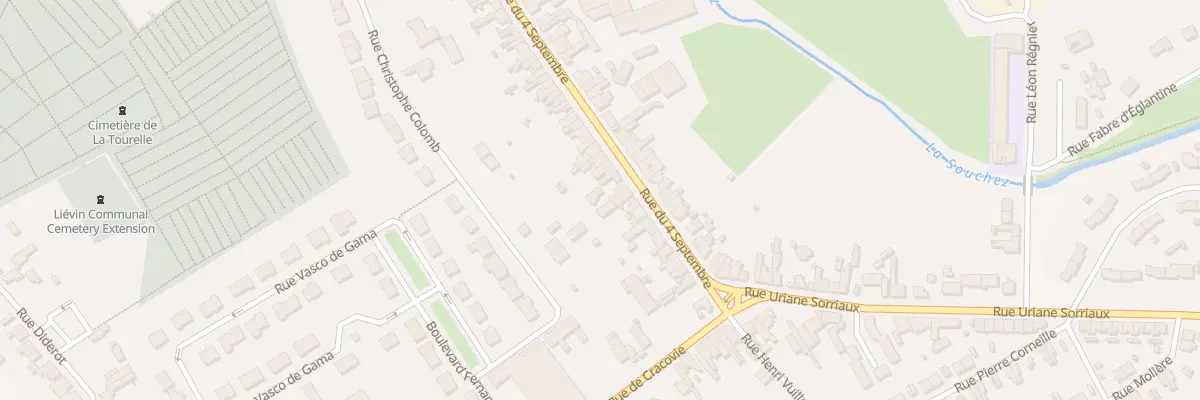 Plan du 127 Rue du 4 Septembre à Liévin