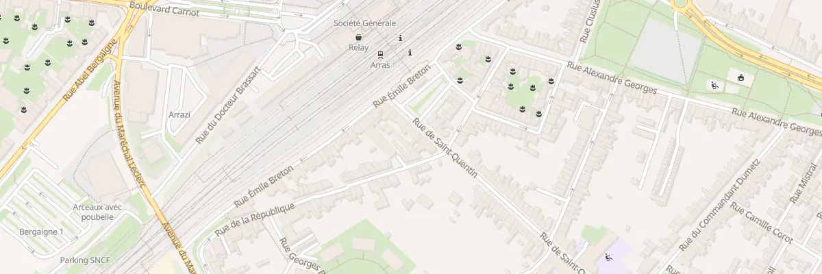 Plan du 14 Rue de Saint - Quentin à Arras