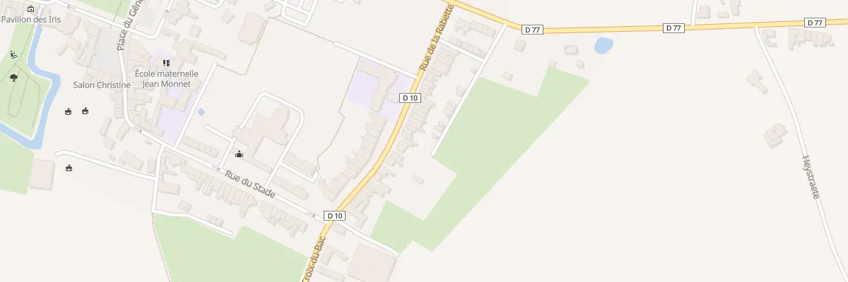 Plan du 25 Rue de la Rabette à Steenwerck