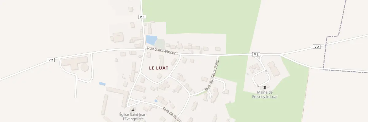Plan du 2 Rue de la Cloche à Fresnoy-le-Luat