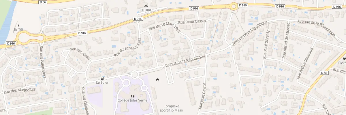 Plan du 42 Av de la République au Soler