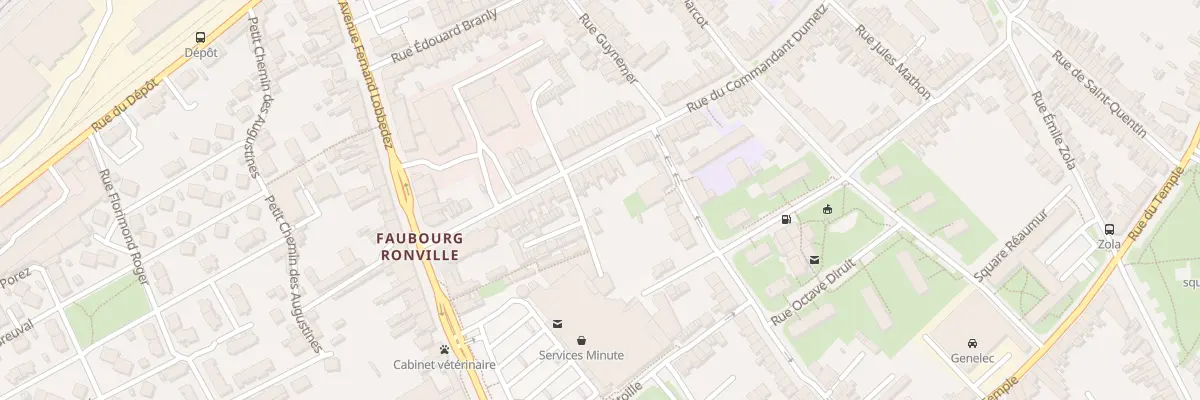 Plan du 145 Rue du Cdt Dumetz à Arras
